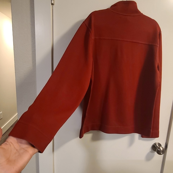 Banana Republic - Red 1/4 Zip Sweatshirt - Picture 5 of 9